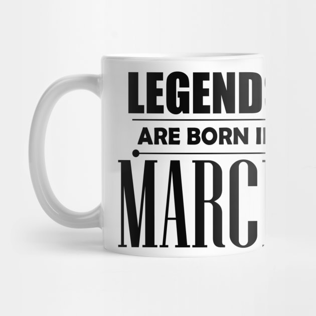 Legends are born in March by BrightLightArts